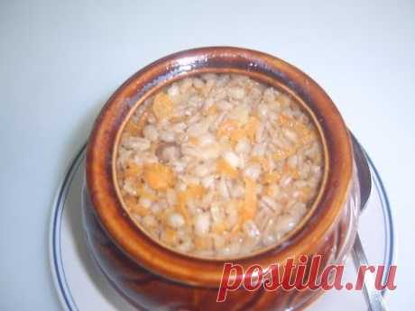 Перловка с грибами