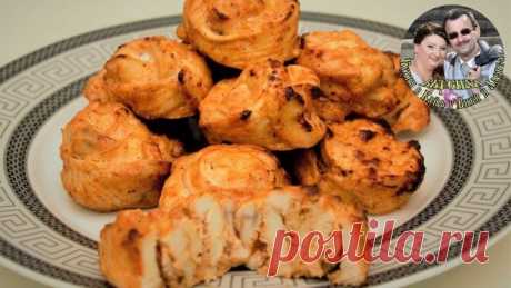 Розочки из куриного филе Это обалденно вкусно и очень быстро Простой рецепт