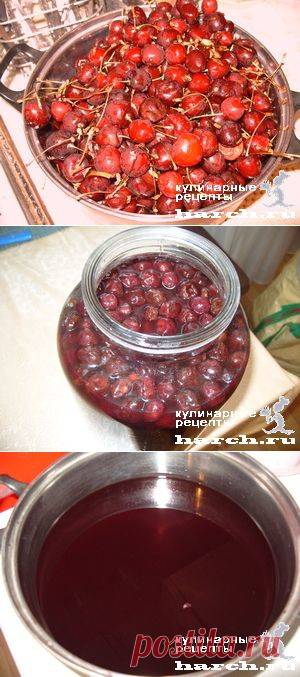 Черешневое вино  "Солнечное"