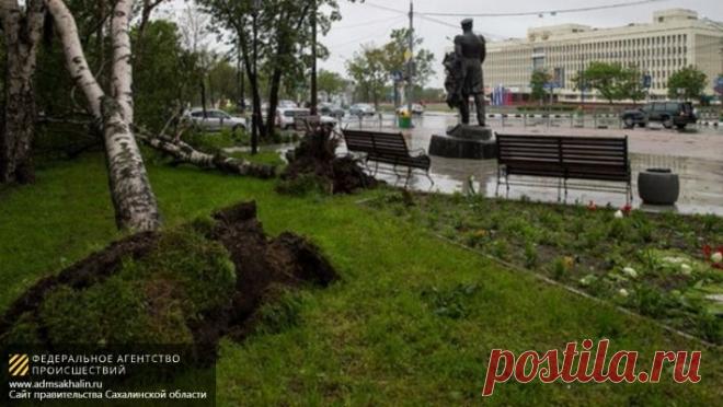 Большая часть Южно-Сахалинска осталась без электричества из-за циклона | Федеральное агентство происшествий