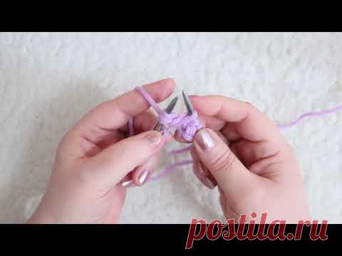 Потрясающе красивый узор спицами. Мастер класс для начинающих