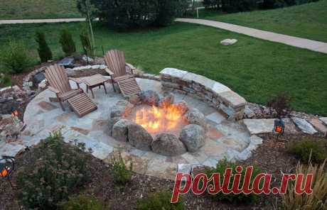 Очаг на даче для душевных посиделок — Сделай сам, идеи для творчества - DIY Ideas