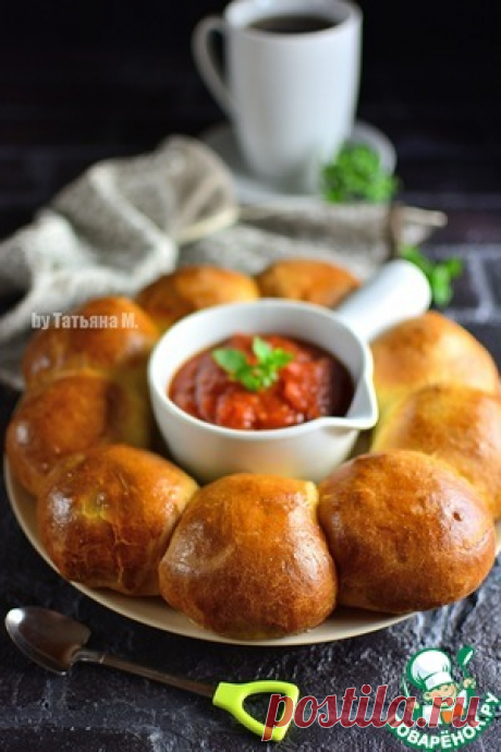 Булочки с котлетами - кулинарный рецепт