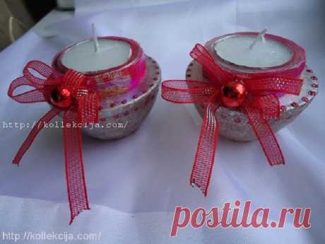 Мастер-класс "Подсвечник своими руками". Автор Наталья Морозова. Подсвечник своими руками

 	     Наталья Морозова (Астана, Казахстан) не равнодушна к теме утилизации отходов и творчески подходит ко всем окружающим предметам. Своим руками мастер превращает  ненужное в нужное, давая вторую жизнь вещам. Рукодельница романтик, верит в сказку и новогодние чудеса, и