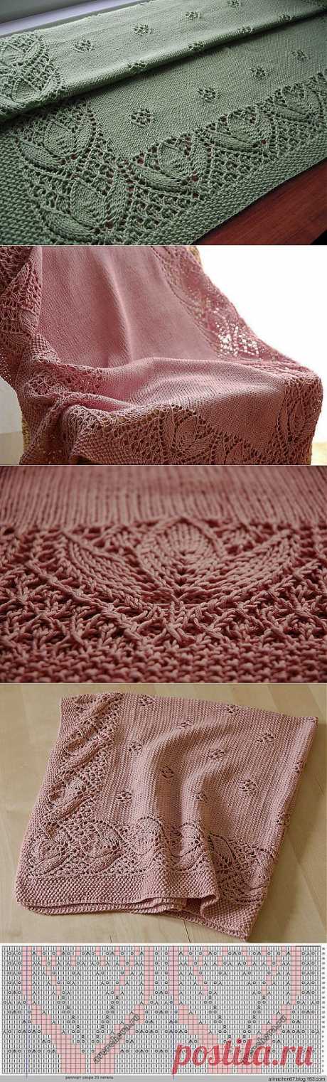 Плед Tulips &amp; Rosebuds Baby Blanket.