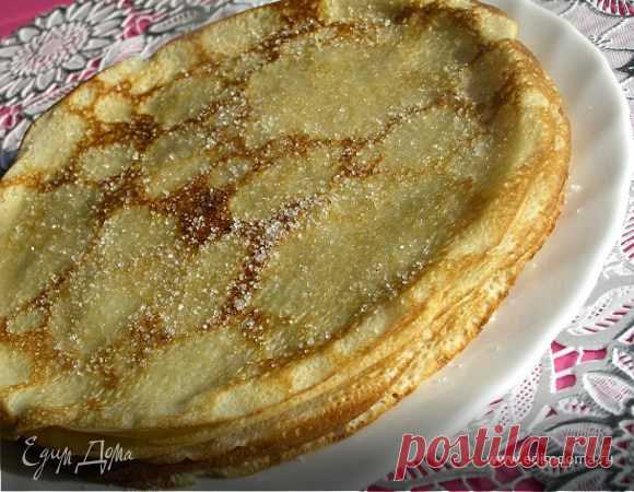 Блинчики на сыворотке (тонкие). Ингредиенты: сыворотка, яйца куриные, сахар А вот и мой вариант блинчиков на сыворотке. Они получаются тонкие, ажурные и отлично впитывающие - идеальны для подачи со сметаной, вареньем, конфитюрами и сиропами :)