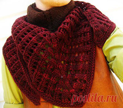 Шаль колоннада / Colonnade Shawl
