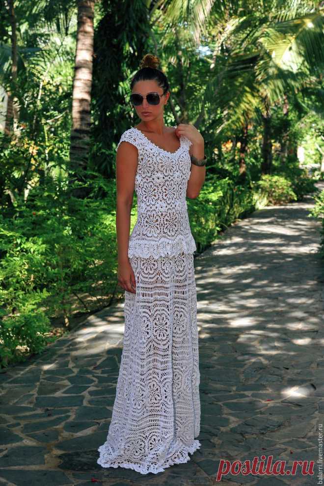 Авторское кружевное платье 