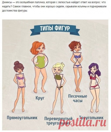 Не все джинсы тебе идут, держи шпаргалку как подобрать идеальные 😉 / X-Style