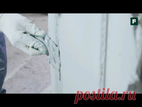 ДОМ ЗА ГОД. Оштукатуривание внутренних стен // FORUMHOUSE