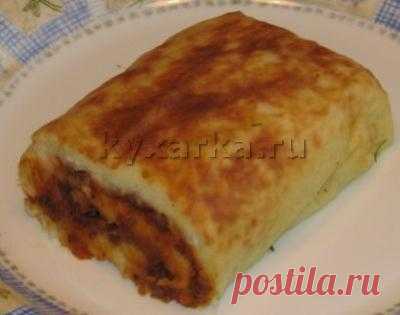 Картофельный рулет с мясом – Kyxarka.ru