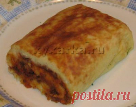 Картофельный рулет с мясом – Kyxarka.ru