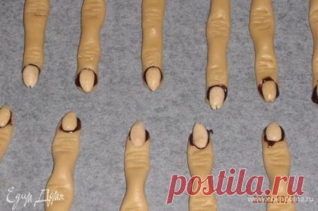 Печенье "Ведьмины пальчики" для "Halloween" рецепт 👌 с фото пошаговый | Едим Дома кулинарные рецепты от Юлии Высоцкой