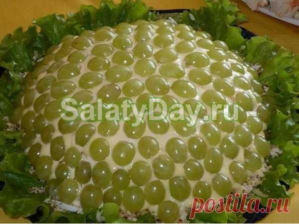 Салат с виноградом и курицей - нет предела фантазии: рецепт с фото и видео