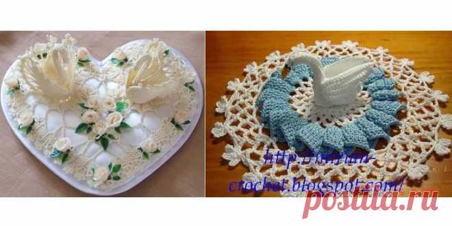 Как связать лебедя крючком. Схемы - Handmade-Paradise