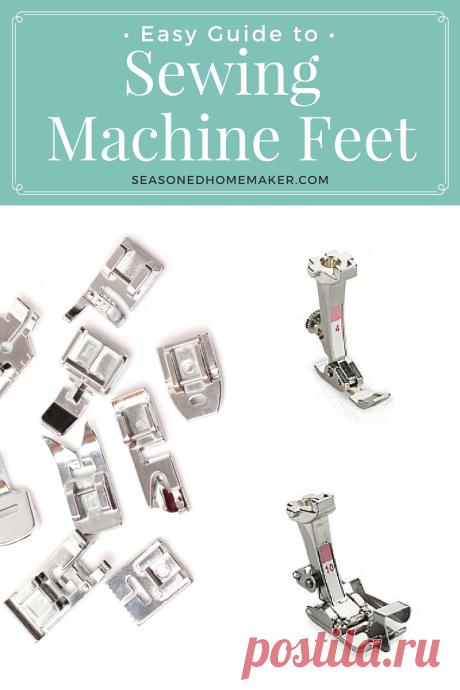 All About Sewing Machine Feet - Choosing a Presser Foot
