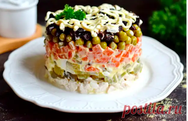 «Прага» – классический салат эпохи СССР (по-моему, он вкуснее «Оливье») – БУДЬ В ТЕМЕ