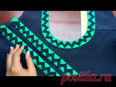Latest neck and sleeves design in very easy way