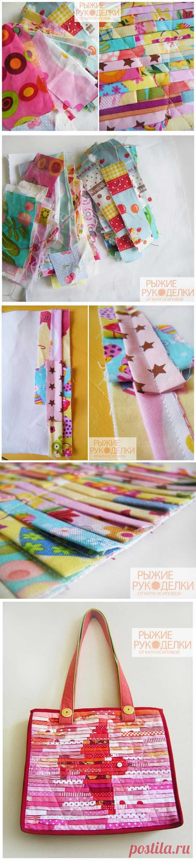Способ сшивания лоскутков. - Ярмарка Мастеров - ручная работа, handmade