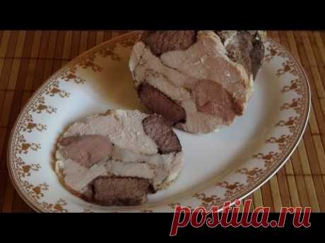 Ветчина ассорти - из говядины, свинины и куринной грудки в ветчиннице