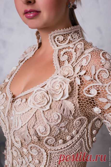 5 великолепных вязаных кардиганов. Ирландское кружево | Только handmade | Яндекс Дзен