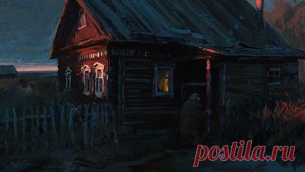 Кто автор картины-мема с гигантским котом и грибником и что ещё он нарисовал | Арт с котом | Яндекс Дзен