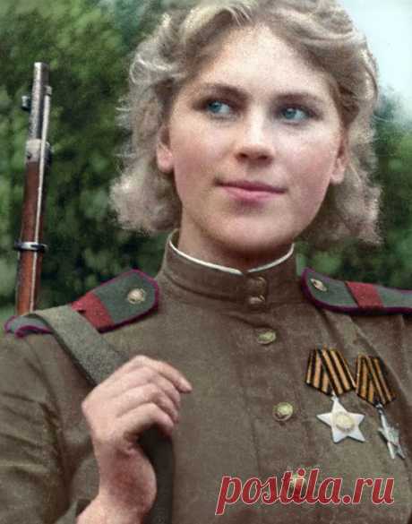 (+1) Раскрашенные фотографии. Великая Отечественная Война...