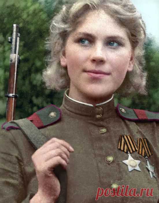 (+1) Раскрашенные фотографии. Великая Отечественная Война...