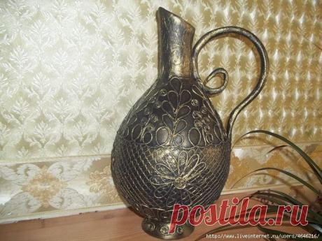 Кувшин для камина. Мастер-класс от Мари ночкаС.