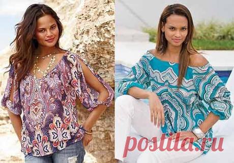Большая коллекция туник к лету.Шить легко и быстро