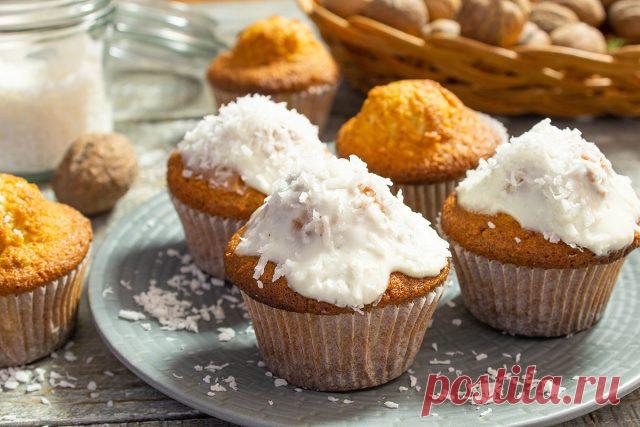 Кокосовые капкейки — Ботаничка
