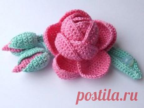 Делаем красивую веточку для розочки - Ярмарка Мастеров - ручная работа, handmade