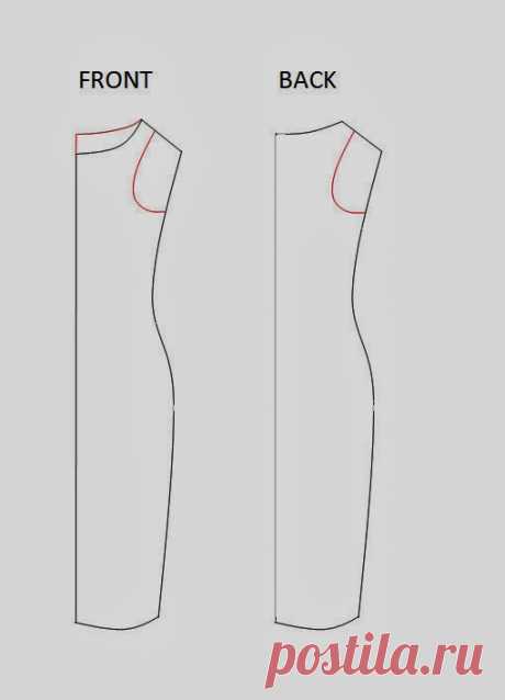 The miracle dress. El vestido que adelgaza. Patrón y tutorial - yo elijo Coser