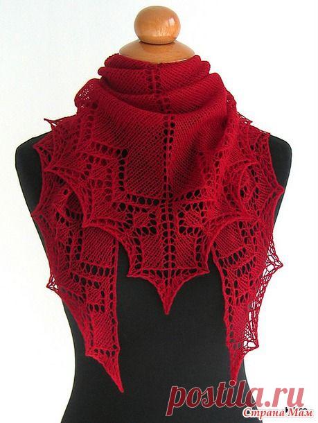 Он-лайн игра презент от Мамины Детки №19 " Золотая осень...") Спицами) Шаль) Бактус) Палантин) - Вяжем вместе он-лайн - Страна Мам