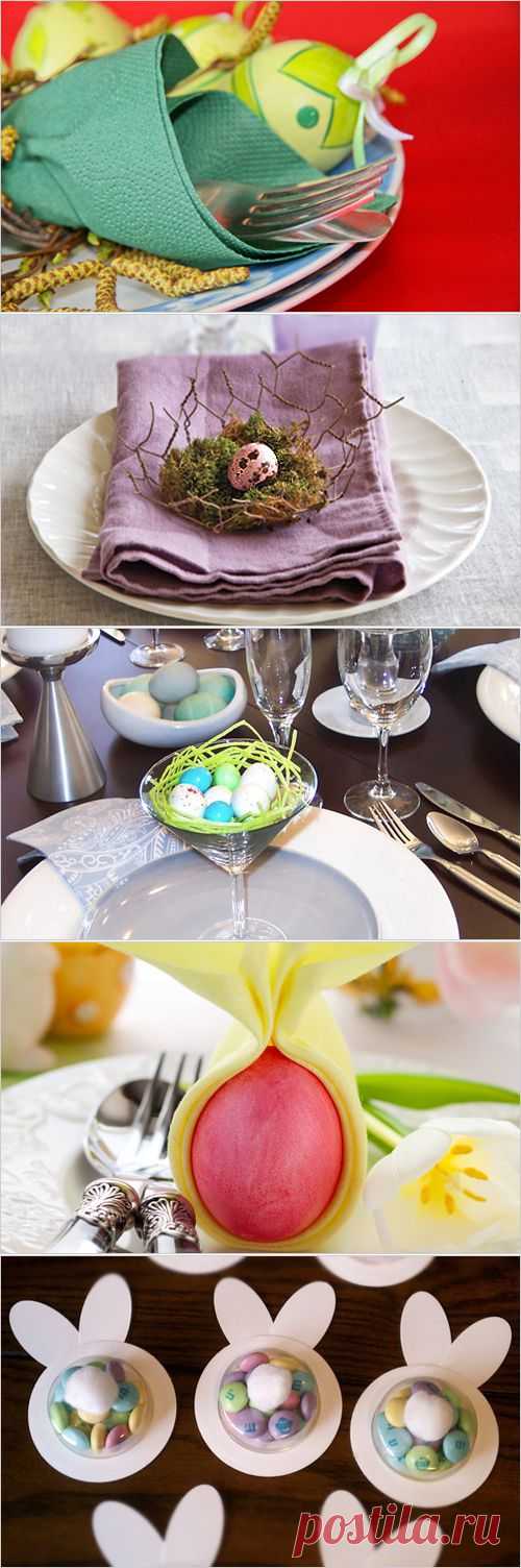 Украшение пасхального стола -Фото, идеи