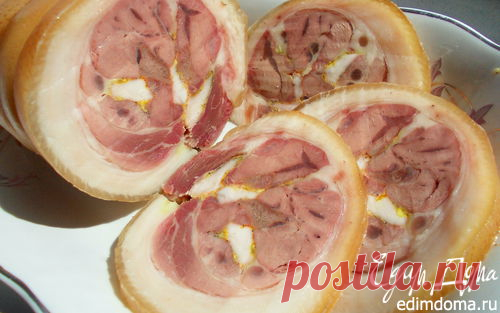 Ветчина из трех видов мяса | Кулинарные рецепты от «Едим дома!»