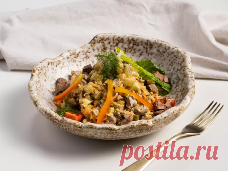 Диетический салат с куриной печенью | Food.ru — про жизнь со вкусом и смыслом | Дзен