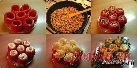 Помидоры фаршированные курицей &raquo; Любимые рецепты
