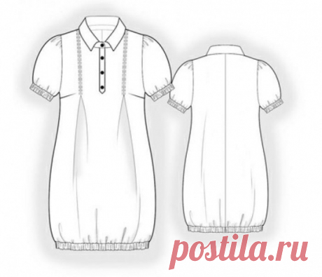 Lekala 5919 - Dress Sewing Pattern Made to Measure, Royalty Free for Personal or Commercial Use | Supply | Patterns | Kollabora