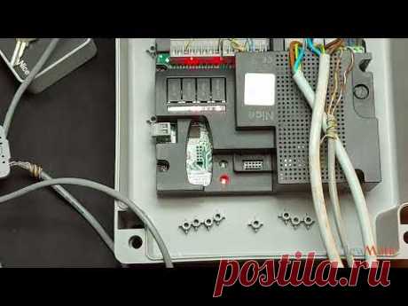 Programmation de la centrale de commande MC800 du KIT WINGO 4000 NICE برمجة وحدة التحكم