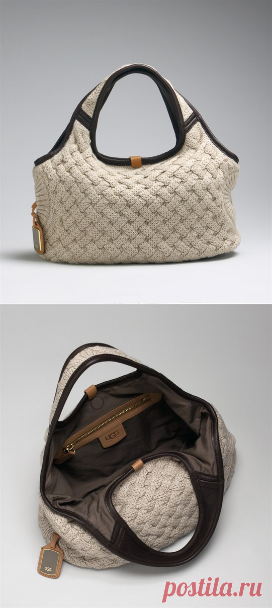 Сумка-плетенка от UGG.