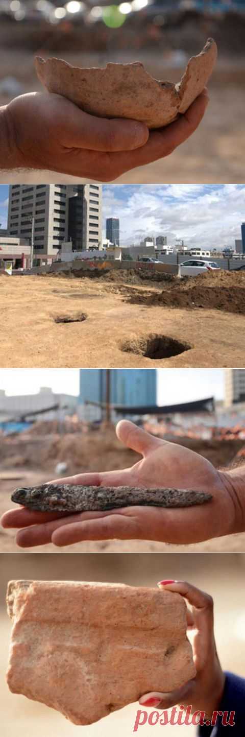 В Тель-Авиве раскопали 5000-летний поселок египтян, где варили пиво