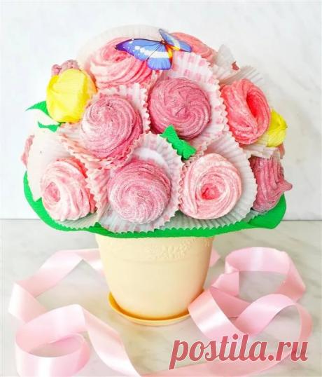 букет из зефира и мармелада своими руками мастер класс: 11 тыс изображений найдено в Яндекс.Картинках