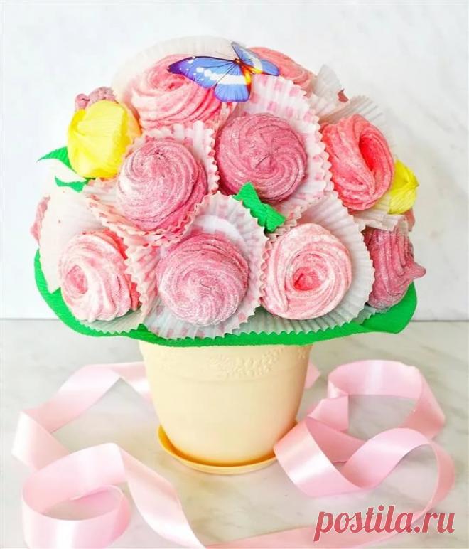 букет из зефира и мармелада своими руками мастер класс: 11 тыс изображений найдено в Яндекс.Картинках