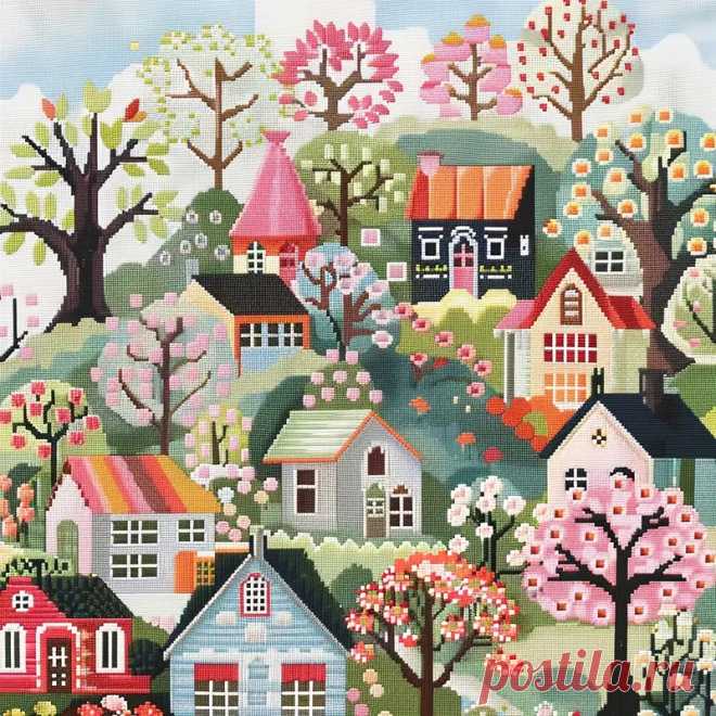 Набор для Вышивки Крестиком ThreadLux 