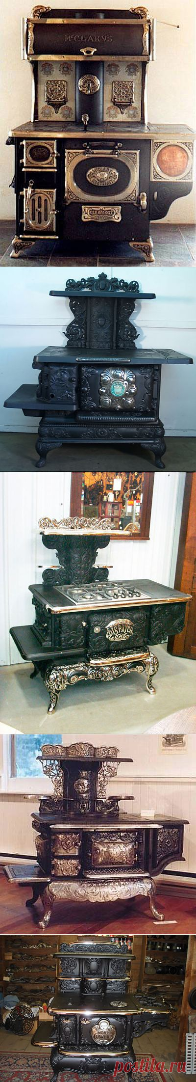 Шедевры. Старинные кухонные плиты | Интерьер и Дизайн