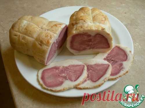 Деликатесный свиной язык в шпиге!.