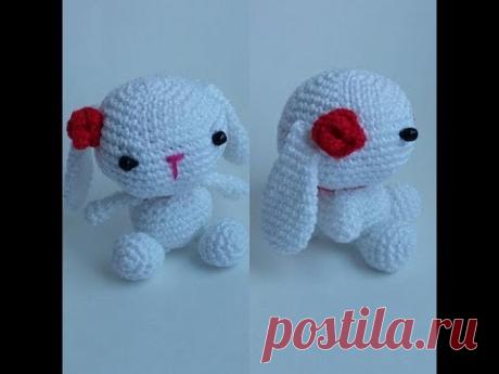 Зайчик амигуруми крючком.Часть 1 - YouTube