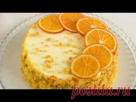 Ароматный Тыквенный Торт/Простой Но вкусный!!