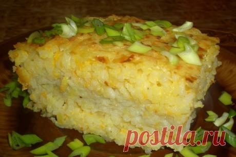 Запеканка «Воздушная» с рисом и мясом